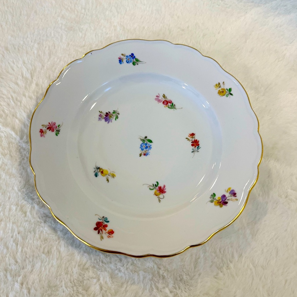 Antique Meissen plate c1900